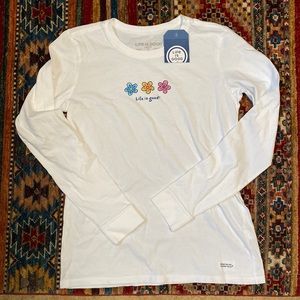 Life is Good - Three Daisies Long Sleeve